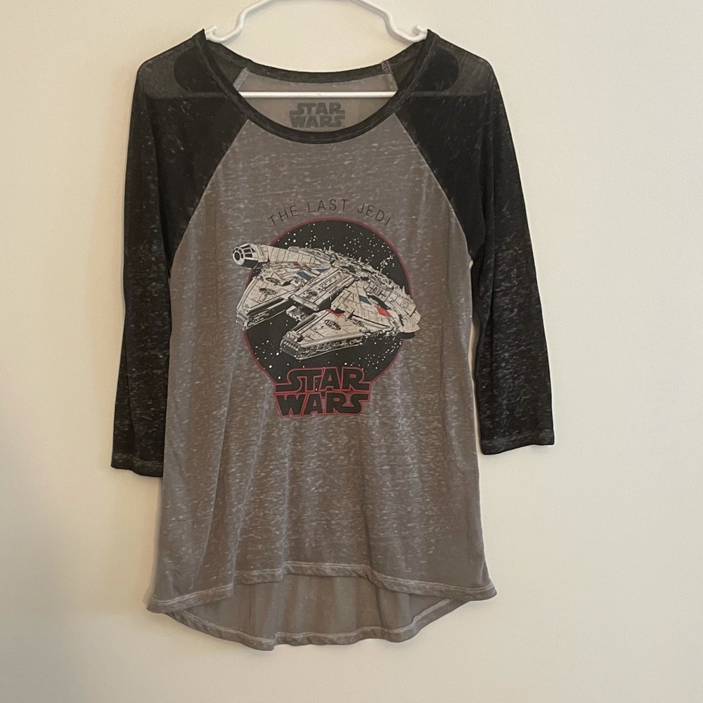 Star Wars The Last Jedi Mid-sleeve Top Size M